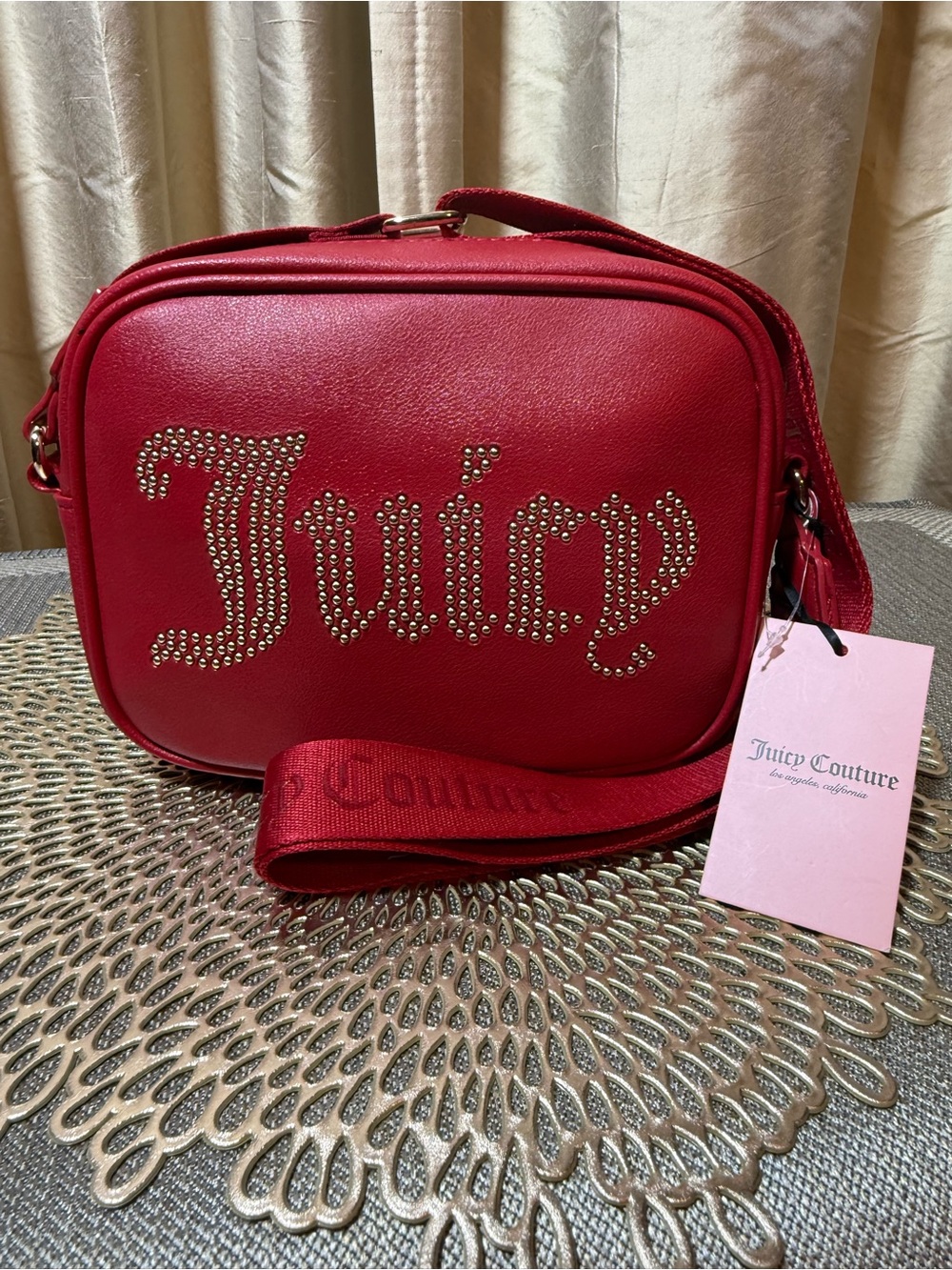 Juicy Couture Obsession Camera Crossbody - Red